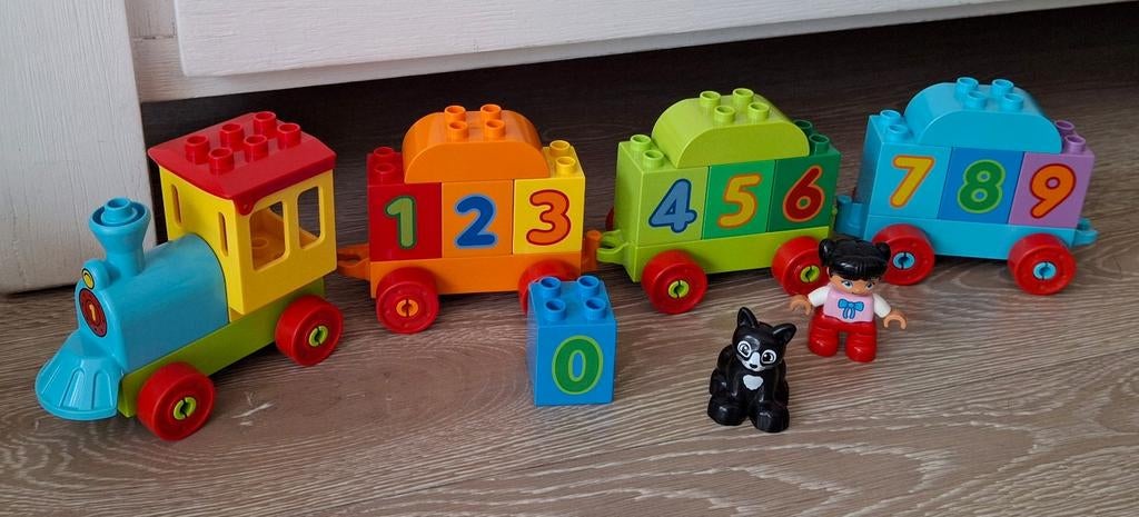 Getallentrein 10847, Kinderen en Baby's, Speelgoed | Duplo en Lego, Ophalen of Verzenden, Zo goed als nieuw, Duplo
