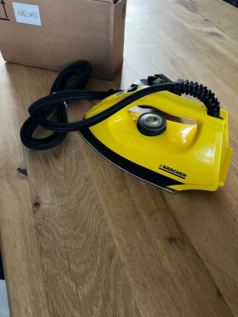 Kärcher Stoomstrijkijzer - Geel, Nieuw in doos, Witgoed en Apparatuur, Stoomapparaten, Ophalen of Verzenden, Nieuw, Stoomreiniger