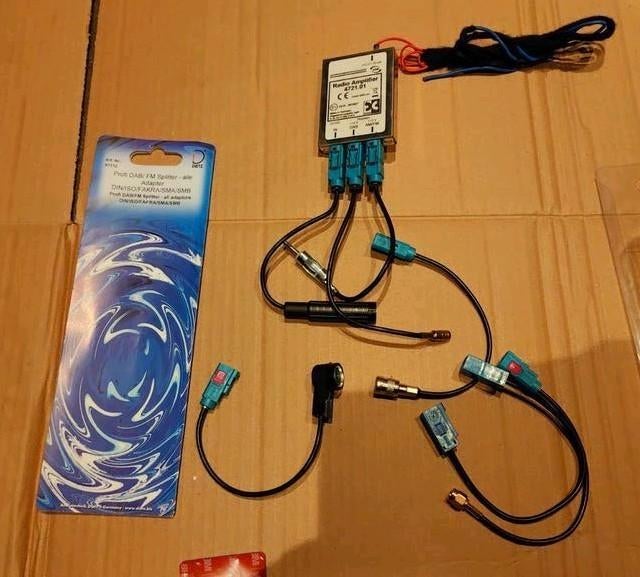 Dietz 41112 Professionele DAB/FM-splitter met adapters, Auto diversen, Autoradio's, Zo goed als nieuw, Ophalen of Verzenden