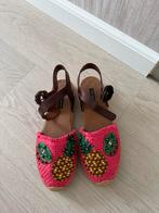 Dolce & Gabbana Espadrilles met Ananas Detail, Kleding | Dames, Schoenen, Ophalen of Verzenden, Zo goed als nieuw, Roze, Espadrilles of Moccasins