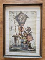 Vintage Hummel print 'Madonna en Kind' in lijst, Ophalen of Verzenden