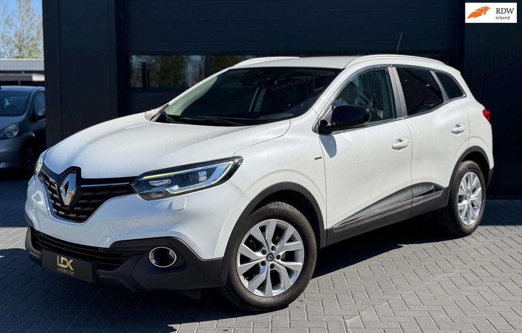 Renault Kadjar 1.2 TCe Limited | Cruise |Camera| Trekhaak |, Auto's, Renault, Kadjar, Gebruikt, 4 cilinders, Wit
