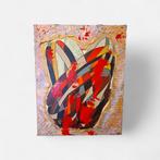 Abstract acrylverf schilderij, Antiek en Kunst, Kunst | Schilderijen | Abstract, Ophalen of Verzenden