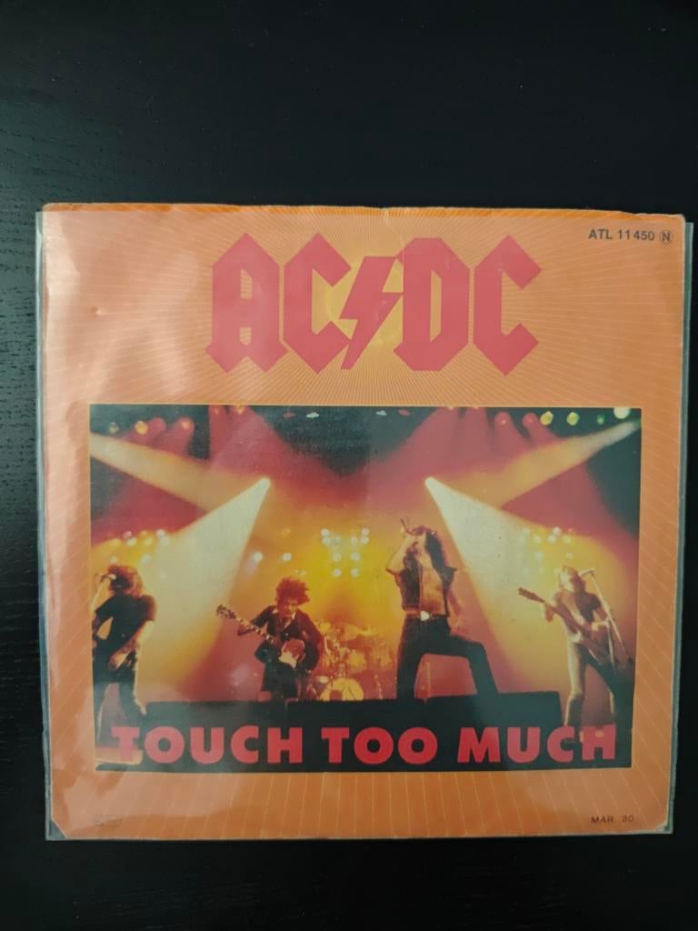 ACDC. Touch too much, Cd's en Dvd's, Vinyl Singles, Ophalen of Verzenden