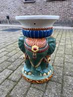 Keramieken olifant platenstandaard (bijzettafel/bohodecor), Ophalen of Verzenden