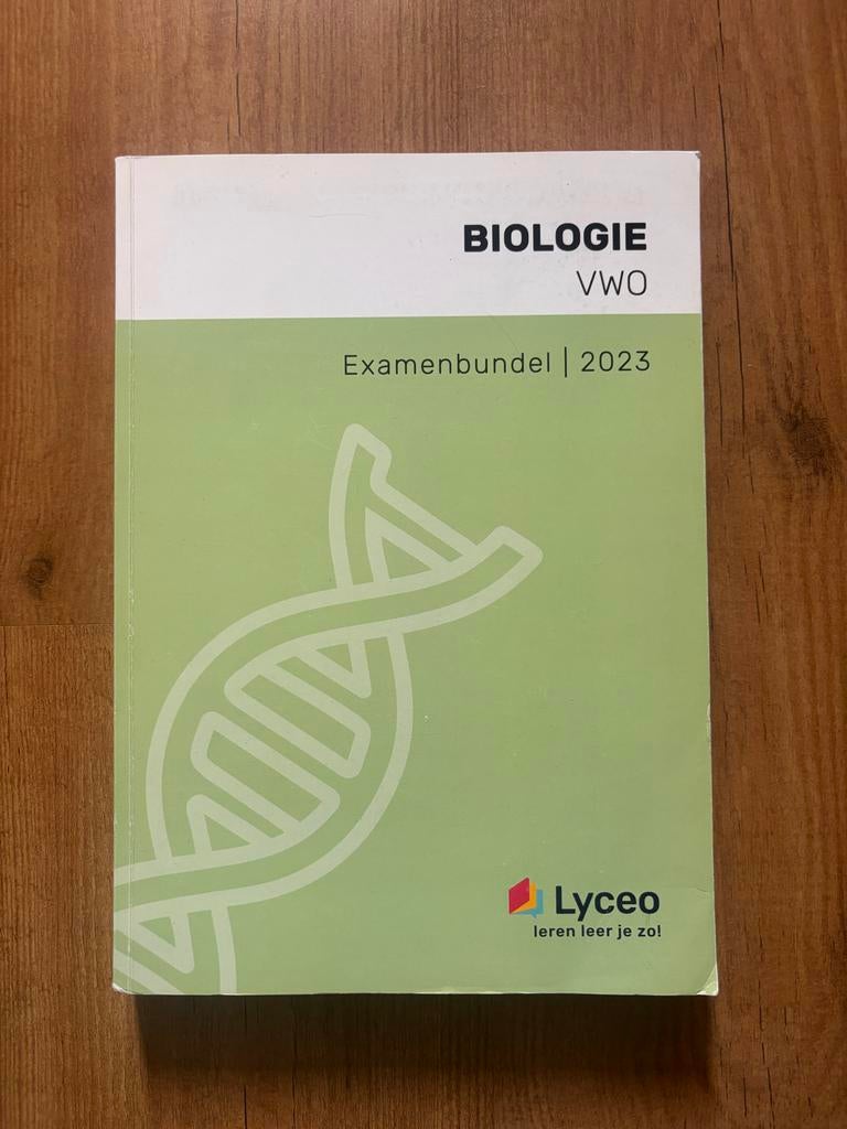 Examenbundel Biologie VWO 2023, Boeken, Schoolboeken, Ophalen of Verzenden, Zo goed als nieuw, VWO, Biologie