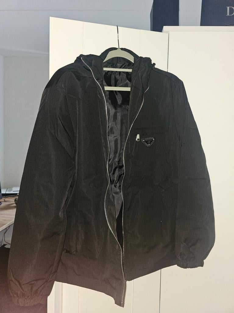 Prada windbreaker, Maat 48/50 (M), Zwart, Ophalen of Verzenden, Zo goed als nieuw
