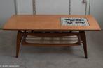 webe salontafel vintage van Teeffelen, Huis en Inrichting, Tafels | Salontafels, Ophalen, Gebruikt, 100 tot 150 cm, Teakhout