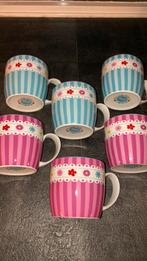 6 gezellige mokken / bekers van LIEF, Nieuw, Ophalen of Verzenden, Overige stijlen, Kop(pen) en/of Schotel(s)