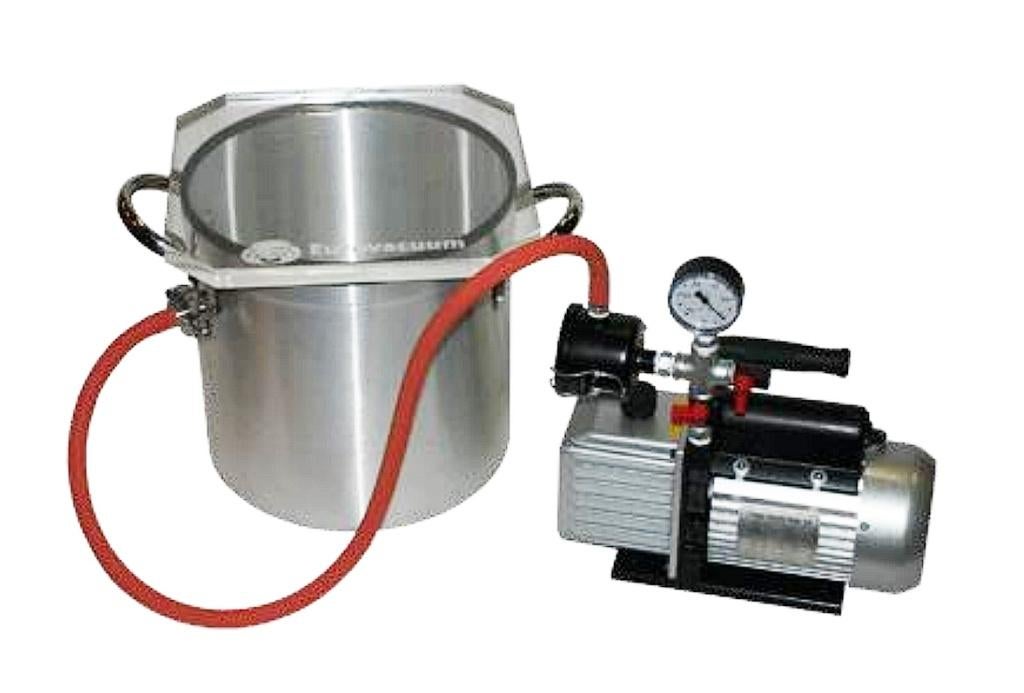 Eurovacuum 70 liter vacuum kamer + EVD-VE2100 pomp (Nieuw), Ophalen, Nieuw