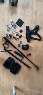 GoPro Hero 4 met veel accessoires, Ophalen of Verzenden, Gebruikt, GoPro
