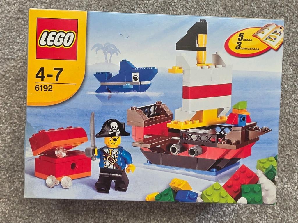 Lego 6192 piratenset, Ophalen of Verzenden, Gebruikt, Complete set, Lego