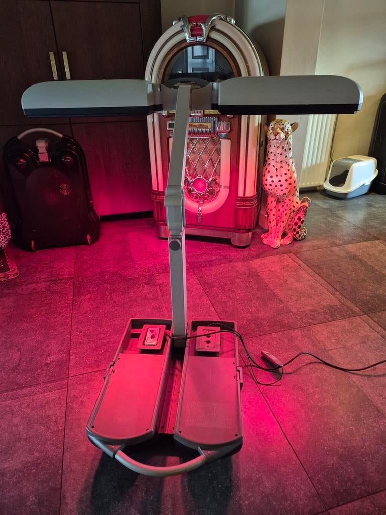 Topmodel hb955 philips sun&relaxmobile infrarood 2jr gar, Ophalen, Zonnebank enkelzijdig, Minder dan 10 lampen