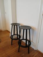 2 Hay Revolver draaibare barkruk large (76 cm) zwart h, Ophalen, 60 tot 90 cm, Met voetsteun, Zo goed als nieuw