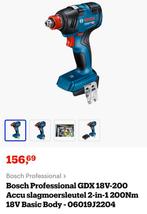 Bosch gdr 18v - 200 slagmoersleutel nieuw, Ophalen of Verzenden, Nieuw, Overige typen