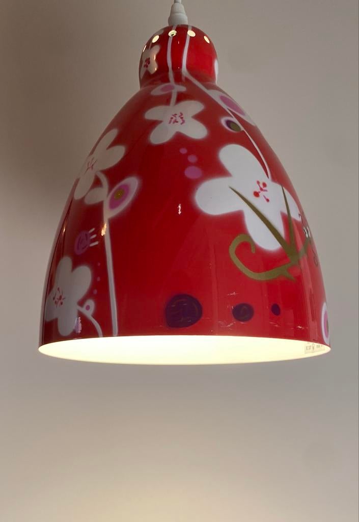 Hanglamp Pylones Globe Trotter White Flower, Gebruikt, Pylones, Onbekend, Ophalen of Verzenden