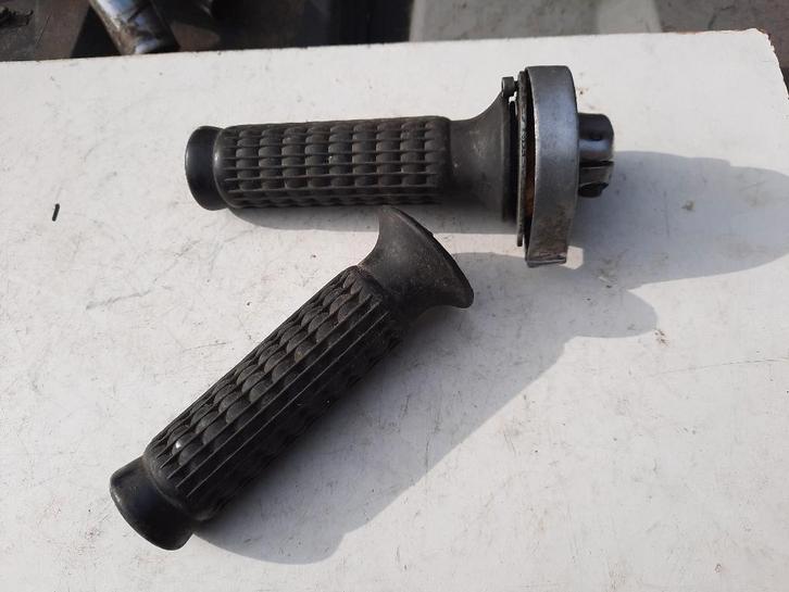 oldtimer snelgashendel met mooie rubbers, Fietsen en Brommers, Brommeronderdelen | Oldtimers, Gebruikt, Overige merken, Overige typen