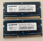 2x8 GB  SOdimm, Computers en Software, DDR3, Ophalen of Verzenden, Zo goed als nieuw, Laptop