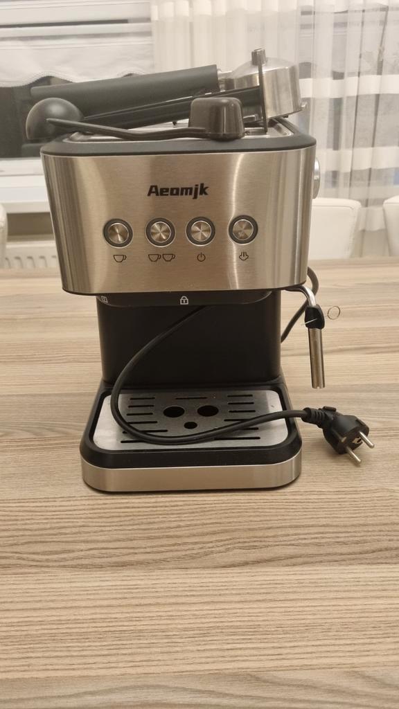 Aeomjk Espresso apparaat, Witgoed en Apparatuur, Koffiezetapparaten, Zo goed als nieuw, Espresso apparaat, Stoompijpje, Ophalen of Verzenden