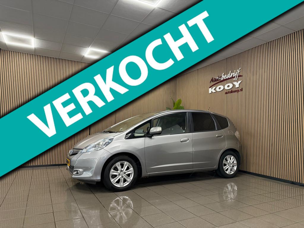 Honda Jazz 1.4 Hybrid Elegance * Panoramadak / Cruise contro, Auto's, Honda, Euro 5, Stof, Gebruikt, 4 cilinders