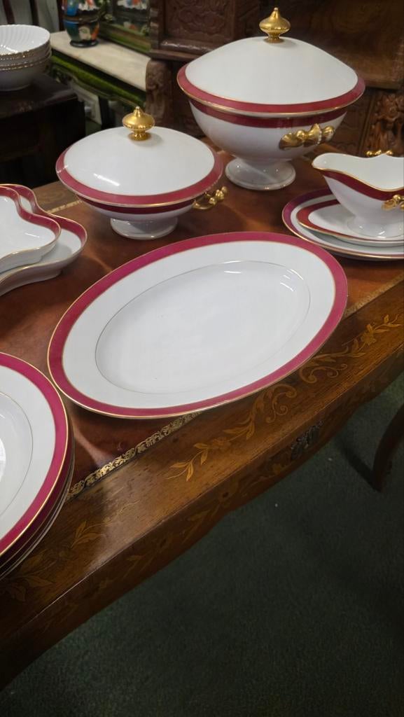 Antiek 11-delig Hützenreuther  Servies, Ophalen of Verzenden
