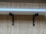 2x Bergshult wandplank Ikea 80x30 + dragers Gamma 21cm, Ophalen, Gebruikt, Minder dan 25 mm, Plank