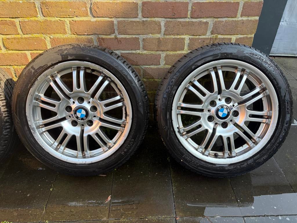 BMW 3 serie E46 Velgen met Banden - 17 inch 225/45/R17, Gebruikt, Banden en Velgen, 17 inch, Ophalen of Verzenden