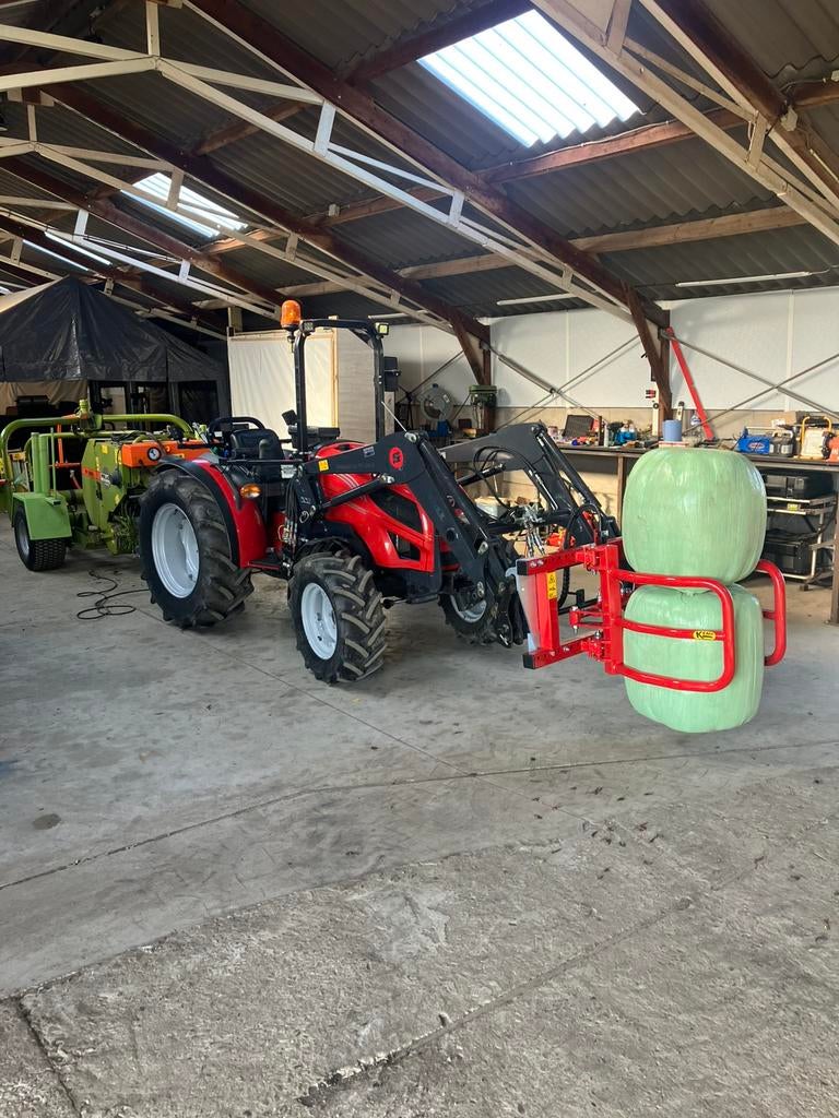 Minibalen kuil / hooi, Ophalen, Vee