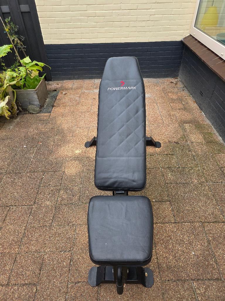 Halterbank compleet, Sport en Fitness, Ophalen, Gebruikt, Fitnessbank