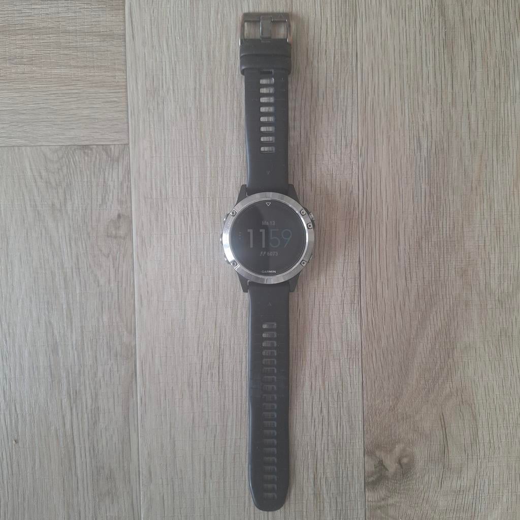 Garmin Fenix 5S sporthorloge, Ophalen of Verzenden, Gebruikt, Zwart, Android