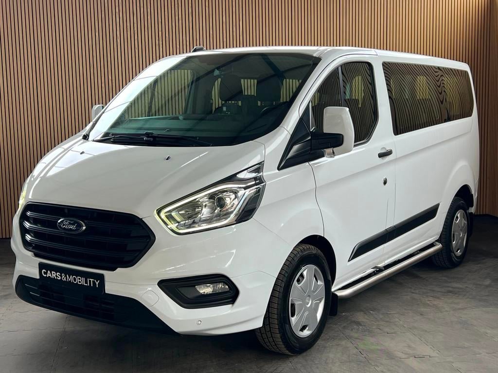 Ford Transit Custom 9-persoons – taxi klaar – direct inz, Auto's, Ford, Bedrijf, Te koop, Transit, ABS, Airbags, Airconditioning