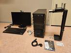 Plug & Play PC Set (Windows 10, SSD 120 GB) + Bureau-beugel, Ophalen of Verzenden, Gebruikt