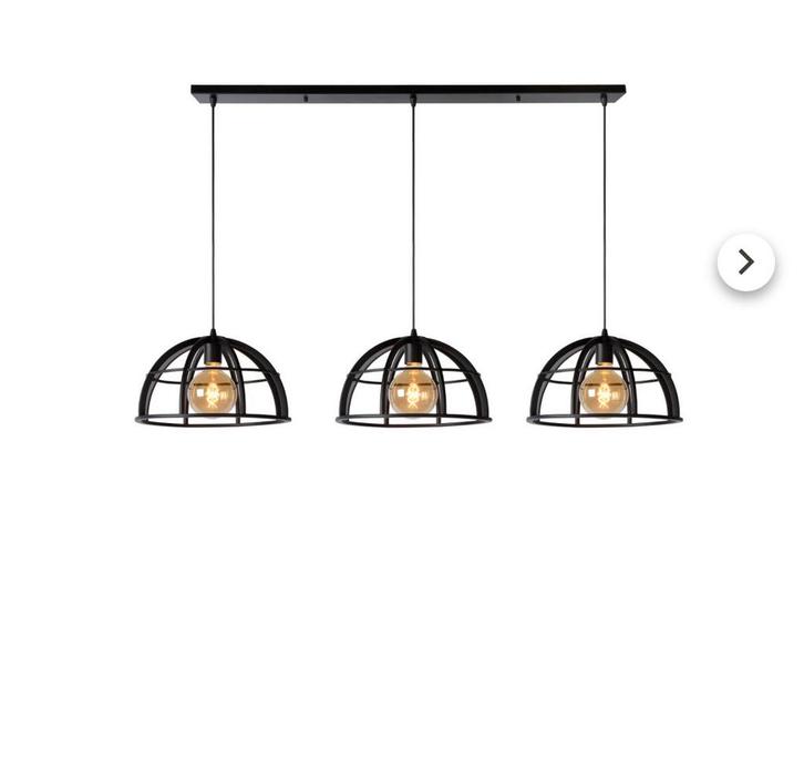 Hanglamp lucide DIRKA, Huis en Inrichting, Lampen | Hanglampen, Zo goed als nieuw, 75 cm of meer, Metaal, Ophalen