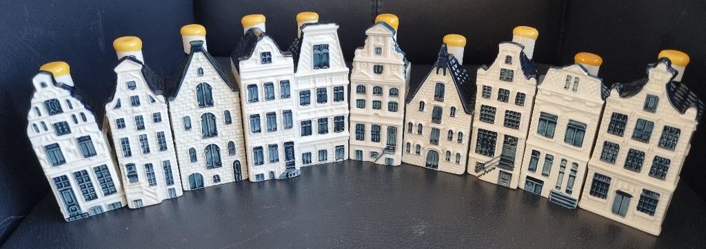 Te koop 10 KLM Huisjes Bols 10-38-54-58-61-69-70-71-78-80, Ophalen of Verzenden, Zo goed als nieuw, 61 t/m 80, Gevuld