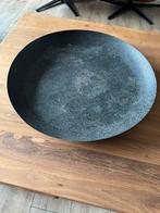 GROTE RONDE SCHAAL, Ophalen, Gebruikt, Rond, Metaal