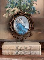 Barok koperen lijstje bol glas Toen was geluk, Ophalen of Verzenden