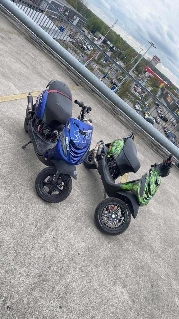 Zip 70 op snor, Fietsen en Brommers, Scooters | Piaggio, Ophalen, Zo goed als nieuw, Benzine, Zip