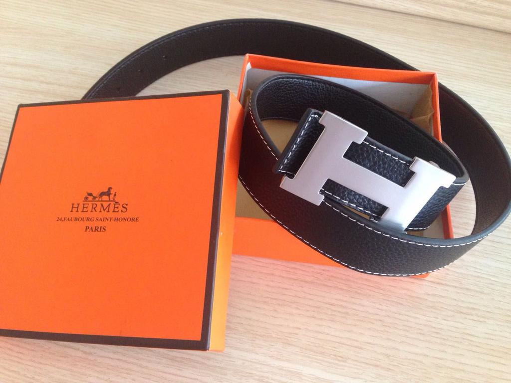 Hermes riem, Zwart, Nieuw, Ophalen of Verzenden, 115 cm of meer