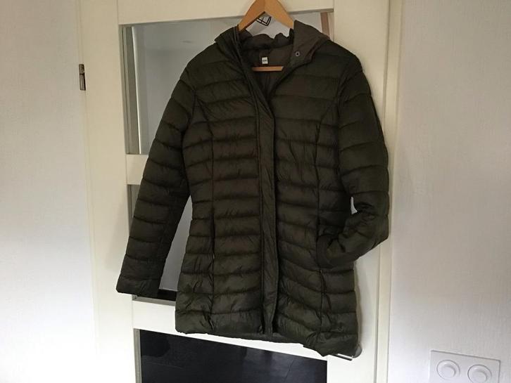 Hema Jas Maat M - Groen, Kleding | Dames, Jassen | Winter, Zo goed als nieuw, Maat 38/40 (M), Groen, Ophalen of Verzenden