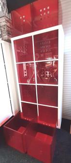 Lekman bakken Rood voor ikea kallax Vakkenkast, Ophalen of Verzenden, Zo goed als nieuw