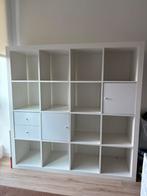 IKEA Kallax Vakkenkast 147x147 met Lades en Deurtjes, Ophalen, Gebruikt, Minder dan 150 cm, Minder dan 100 cm