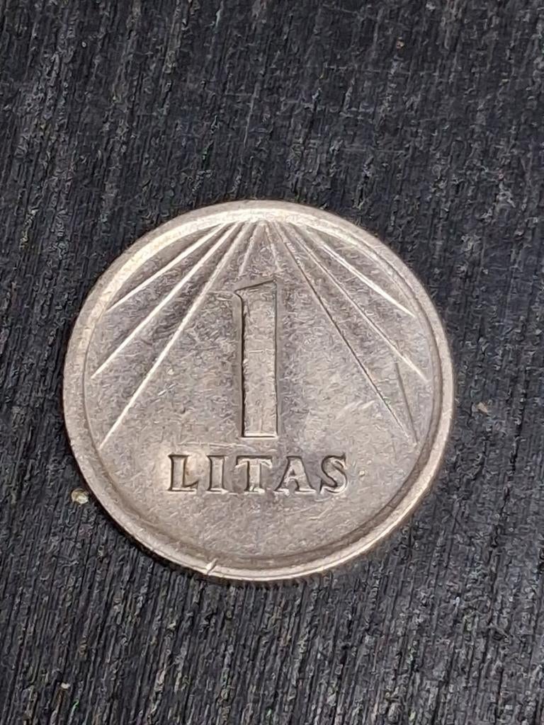 1 litas 1991 litouwen, Ophalen of Verzenden, Overige landen