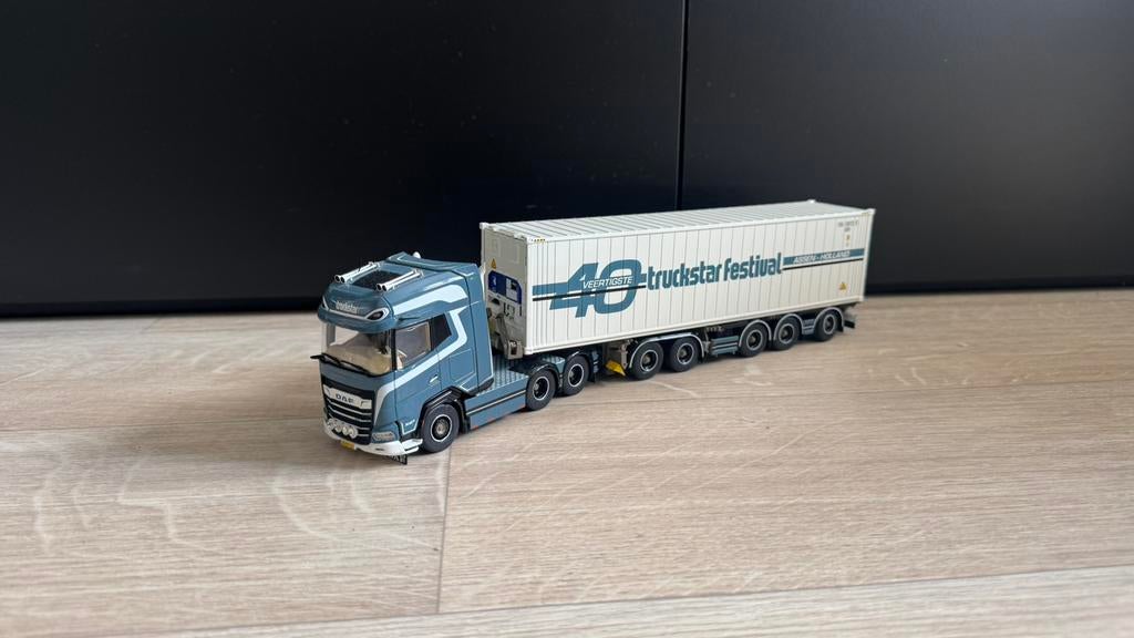 Tekno daf truckstar festival, Hobby en Vrije tijd, Modelauto's | 1:50, Ophalen of Verzenden, Nieuw, Bus of Vrachtwagen, Tekno