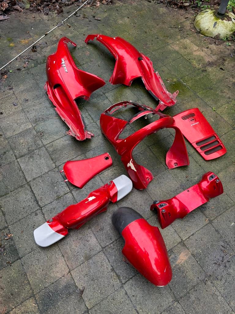 Piaggio skipper lx kappenset, Ophalen