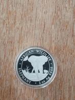 2 Oz 999,9 Somali Wildlife Elephant 2025, Verzenden, Zilver