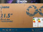iiyama PROLITE T2252MSC 21.5 inch Full HD Touchscreen, Computers en Software, Monitoren, Iiyama, IPS, Kantelbaar, Nieuw