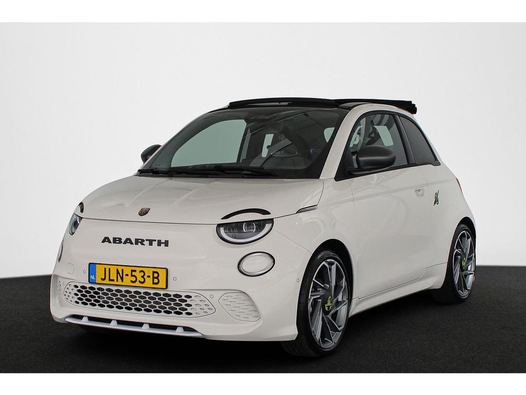 Abarth 500C Abarth Turismo 42 kWh Achteruitrijcamera Keyless, Auto's, Abarth, Automaat, Gebruikt, Cabriolet, 4 stoelen