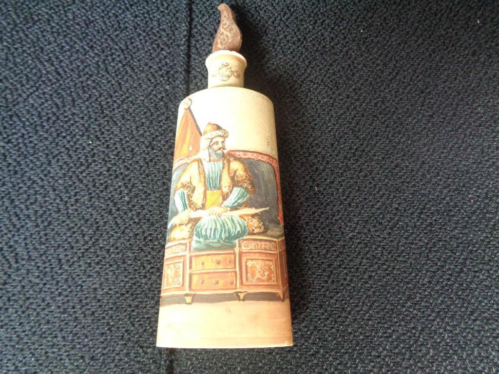 TURKSE PARFUMFLES, HAND BESCHILDERD, BEEN, Ophalen of Verzenden