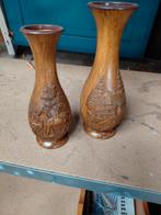 Set vintage houtlook vazen, Ophalen