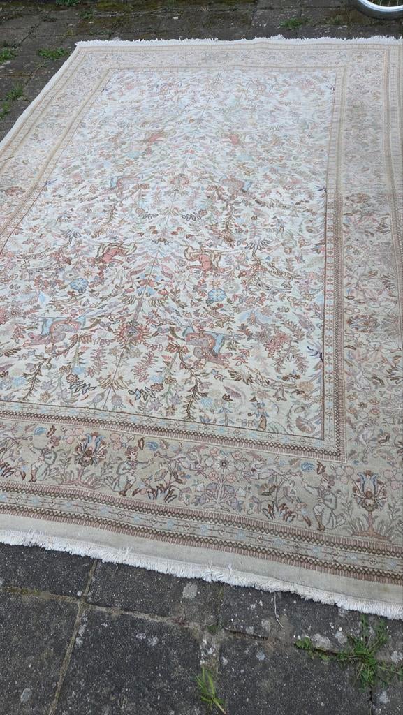 Prachtige antieke Perzisch tapijt Tabriz300x195, Gebruikt, 150 tot 200 cm, 200 cm of meer, Ophalen of Verzenden